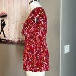 Forever 21 Floral tie front romper Photo 2