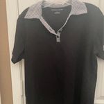 Allison Daley FINAL MARKDOWN  gingham trimmed top Large Photo 0