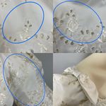 Vintage 1950s Wedding Dress House of Bianchi Southern Belle Basque Waist Bows White Size XS Photo 5