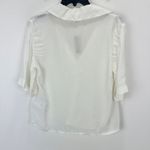 J.Crew Bungalow Popover Top Crepe De Chine Viscose Minimalist Ivory XS NWT Photo 5
