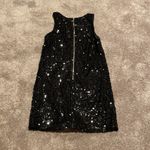 Daisy  Black Sequin Shift Dress SIZE M Photo 3