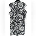 Aryeh  Womens Black White Paisley Pickleball Tennis Golf Athletic Dress Sz Medium Photo 1