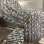 Bandolino , silver sandal, wedge heels, size 6 women’s Photo 3