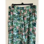 Monki ‎ Tropical Palm Hawaiian Print Wide Leg Viscose Casual Pants Womens NO SIZE Photo 5