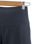 Beach Riot  Lauren Black Ribbed High Rise Legging Size Medium Mesh Stretch Yoga Photo 3