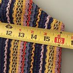 Madewell Texture and Thread Tie Shoulder Rainbow Crochet Tank Top Size S Photo 8