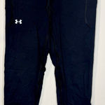 Under Armour UA Meridian Drawstring Waist Cropped Leggings Black Size Small NWT! Photo 0