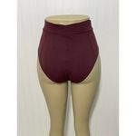 Vitamin A Womens Elena High Waisted Bikini Bottom Bathing Suit Swim Burgundy 14 Photo 11