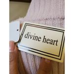 Divine Heart M Cardigan Pink Sweater Faux Fur Design Size M Photo 6