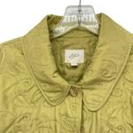J.Jill  Green Silk Embroidered Lightweight Jacket Coat Photo 1