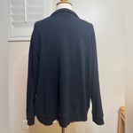 Style & Co #53 Athletic Full Zip Lightweight Jacket, Black with silver accent. Photo 1