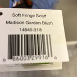 Vera Bradley Soft Fringe Scarf Madison Garden Blush- NEW Photo 15