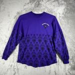 Disney  Parks Haunted Mansion Spirit Jersey Shirt Purple Ghost Host Unisex XS‎ Photo 2