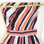 Xhilaration Strapless Retro Striped Cropped Festival Boho Jumpsuit Sz S Photo 6