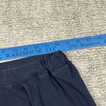 Vimmia  Pants Womens Medium Wide Leg Crop Wrap Cotton USA Stretch Navy Blue Photo 6