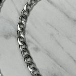 Silver Tone Flat Chain Link Purse Handbag Bag Replacement Strap Photo 11