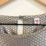 VTG Dress Women Metallic Holiday Bodycon Midi Geometric Large New Years Disco Silver Photo 3