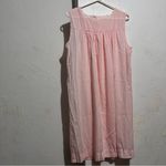 Blush Pink Lace Trim Chemise with Ribbed Texture : Box W07: Size M Photo 7