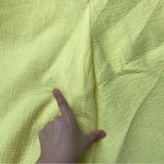 Rachel Comey Pants cotton gauze wide leg crop womens Yellow size 6 contemporary Photo 4
