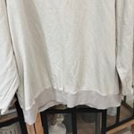 LIT Active Whisper Oversized Turtleneck Sweatshirt Cream pullover mockneck beige Tan Size L Photo 7