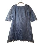 Calvin Klein  Blue Lace Sparkle Cocktail Dress - Size P Photo 1
