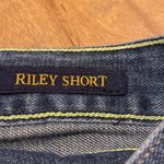 Lucky Brand  Riley Raw Hem Blue Denim Jeans Shorts Sz 29 (8) Photo 2