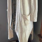 Abercrombie & Fitch Cozy Neutral Longline Open Pocket Basic Cardigan Sz. XS Photo 3