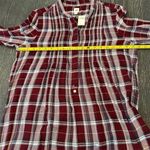 Gap  Women's Plaid Tunic Button-Up Shirt Long Sleeve Size S Multicolor Photo 11