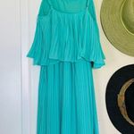Lulus As You Swish Pleated Mint Green/Teal Dress | Size: Medium Green Photo 7