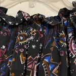 Marie Oliver  100% SILK LENNON BLOUSE MYSTIC ART MEDIUM BLACK Photo 7