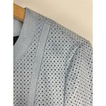 Gerry Weber Baby Blue Faux Suede Full Zip‎ Structured Jacket Size M Photo 4