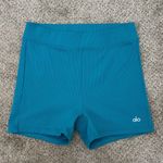 Alo Yoga Ribbed High Waist Shorts (S) Photo 0