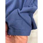 NWT Mono B Women's Blue Cotton Modal T Shirt Size S Draped Back Cutout Photo 6