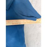 Eileen Fisher Tencel Viscose Crepe Shift Dress Short Sleeve Small Blue Photo 7