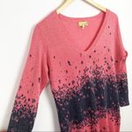 Princess Vera Wang Pullover Sweater Dress Pink falling letter graphic design S Photo 3