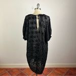 Opening Ceremony  Black Semi Sheer Shift Dress Photo 5