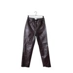 Aritzia  Wilfred The Melina High-Waisted Straight-Leg Vegan Leather Pants Size 12 Photo 2