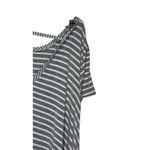 Judith March  Women's Top Striped Bed Hair‎ Don't Care Graphic Short Sleeve Small Photo 5