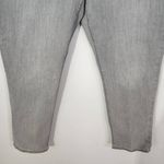  Gray Jeans Size 12 Loft The Girlfriend Gray Distressed Jeans Photo 2