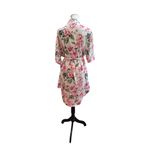 Show Me Your Mumu Floral Kimono Robe With Belt By O/S White Pink Lightweight Photo 4
