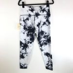 Electric & Rose Womens Leggings Activewear Tie Dye Stretch Black White XL Photo 1