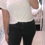 True Craft size small white knit front T-shirt Photo 0