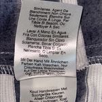 Donna Karan  Navy and White Striped Blouse Photo 9