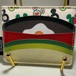Lounge Fly Rare HTF Modern Vintage Disney X  Small Food Print ID Card Wallet Photo 0