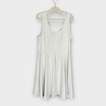 Grace Karin  A-Line Mini Dress Womens XL White Lace Illusion Sleeveless Reception Photo 2