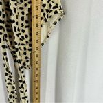 Aerie  Pique Wrap One Piece Swimsuit Animal Print Cutout XS Beige Photo 4