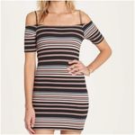 Billabong  Bodycon Stripe Mini Dress Size Medium Photo 14