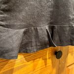 & Other Stories & Other Stories Black Babydoll Style Ruffle Hem Linen & Cotton Mini Dress - Sz 2 Photo 10