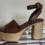 Marc Fisher NEW Brown Platform Espadrille Sandals Photo 6