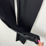 Anne Fontaine Carl Black Vegan Leather Contrast Leggings Pants Sz 40 Size M Photo 12